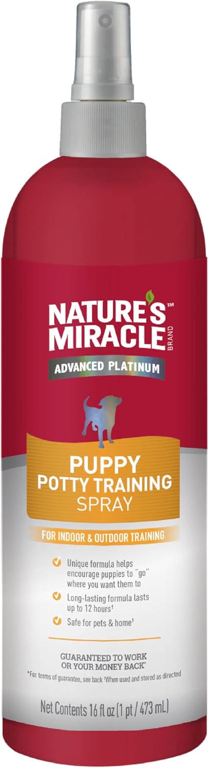 Nature's Miracle Advanced Platinum Puppy Potty Training Spray, 8 oz