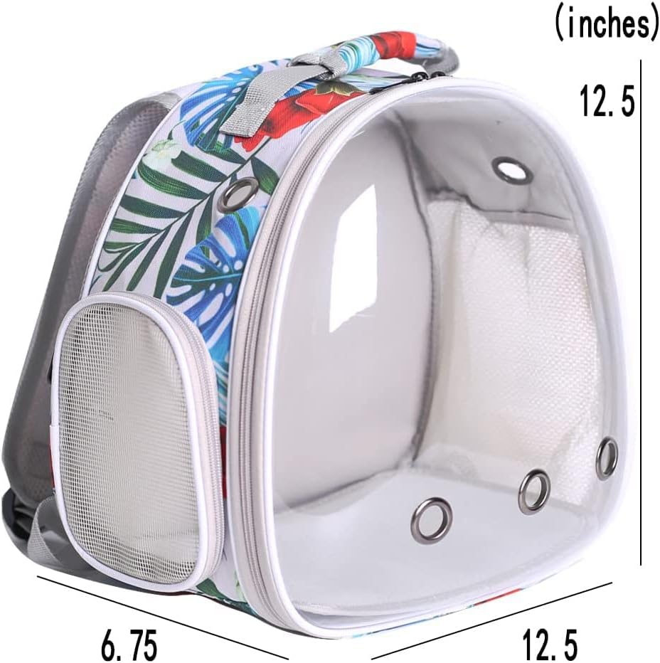 Bird Carrier Backpack with Rope Perch
