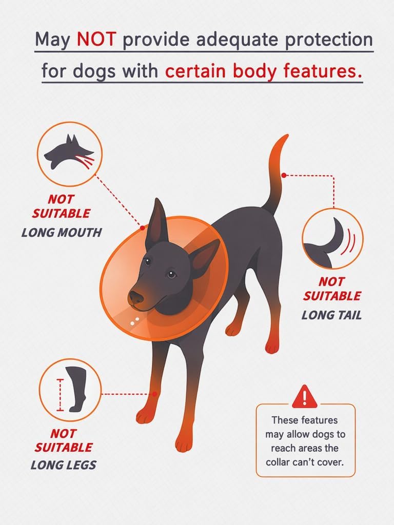 Soft Dog Cones, Recovery Dog Donut Collar After Surgery- Cone
