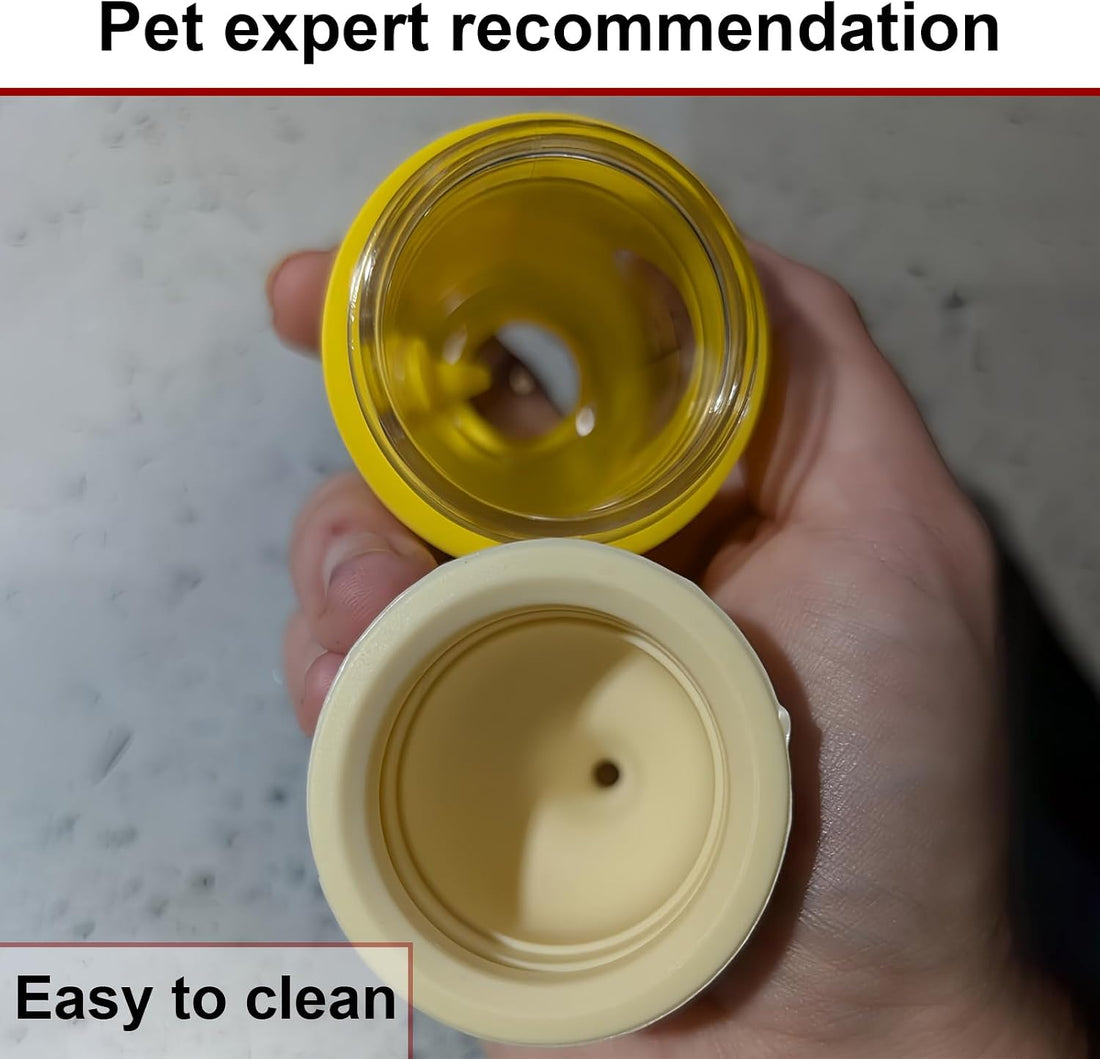 Pet Nursing Bottle, Yellow Animal Feeding Bottles with Soft Silicone