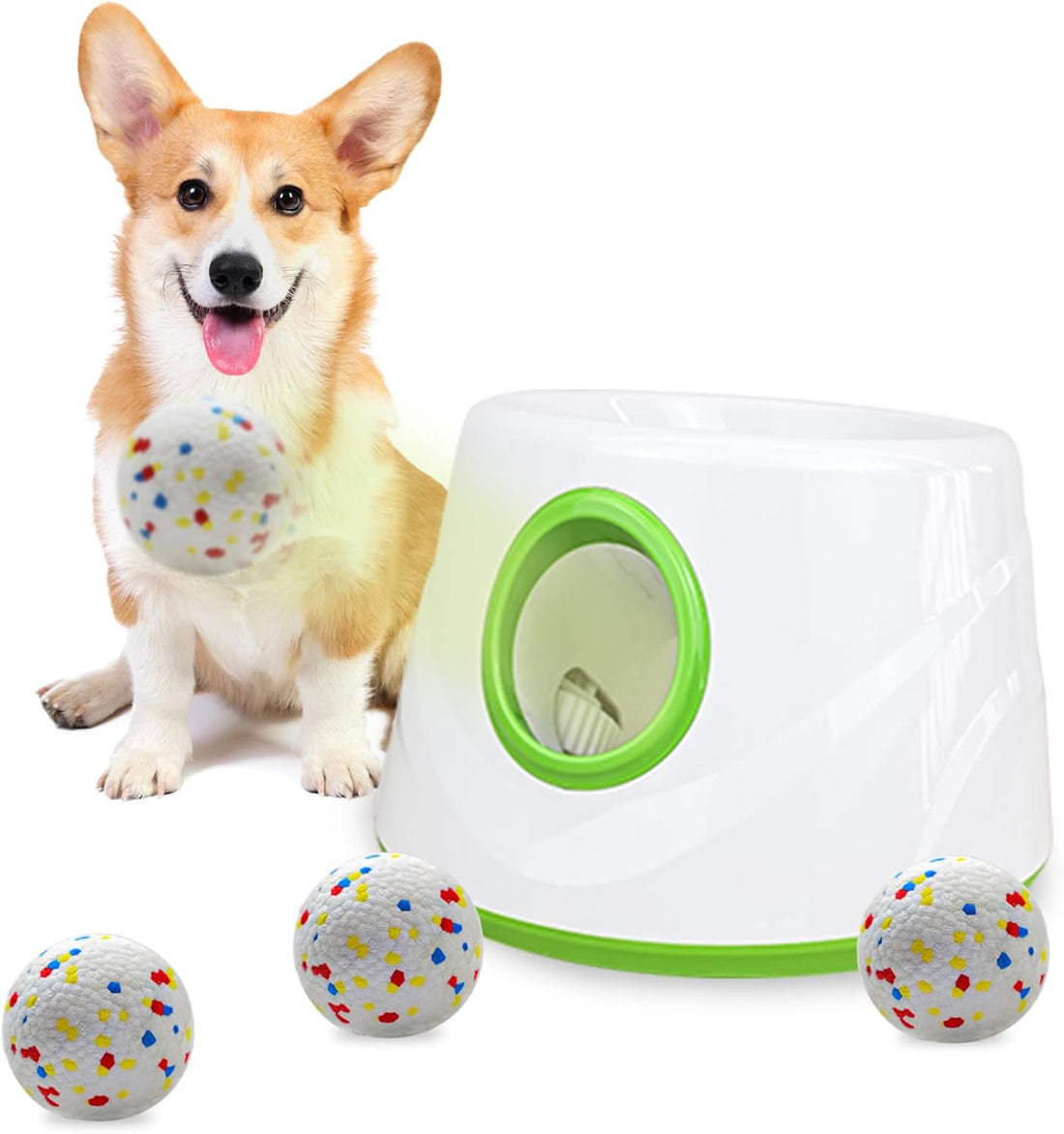 SOCO Automatic Dog Ball Launcher, 3 Distances to 45 FT