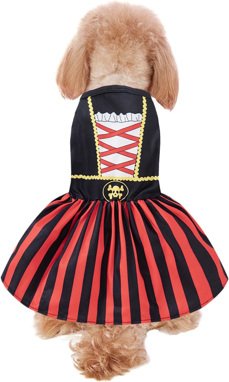 Dog Pirate Costume Halloween Dress