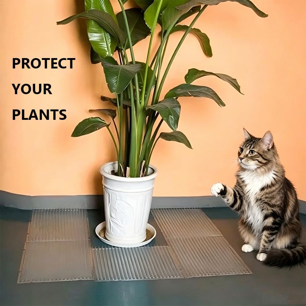 20 Pack Scat Mat for Cats-16 x 13 Inch Cat Spike Mat with Spike