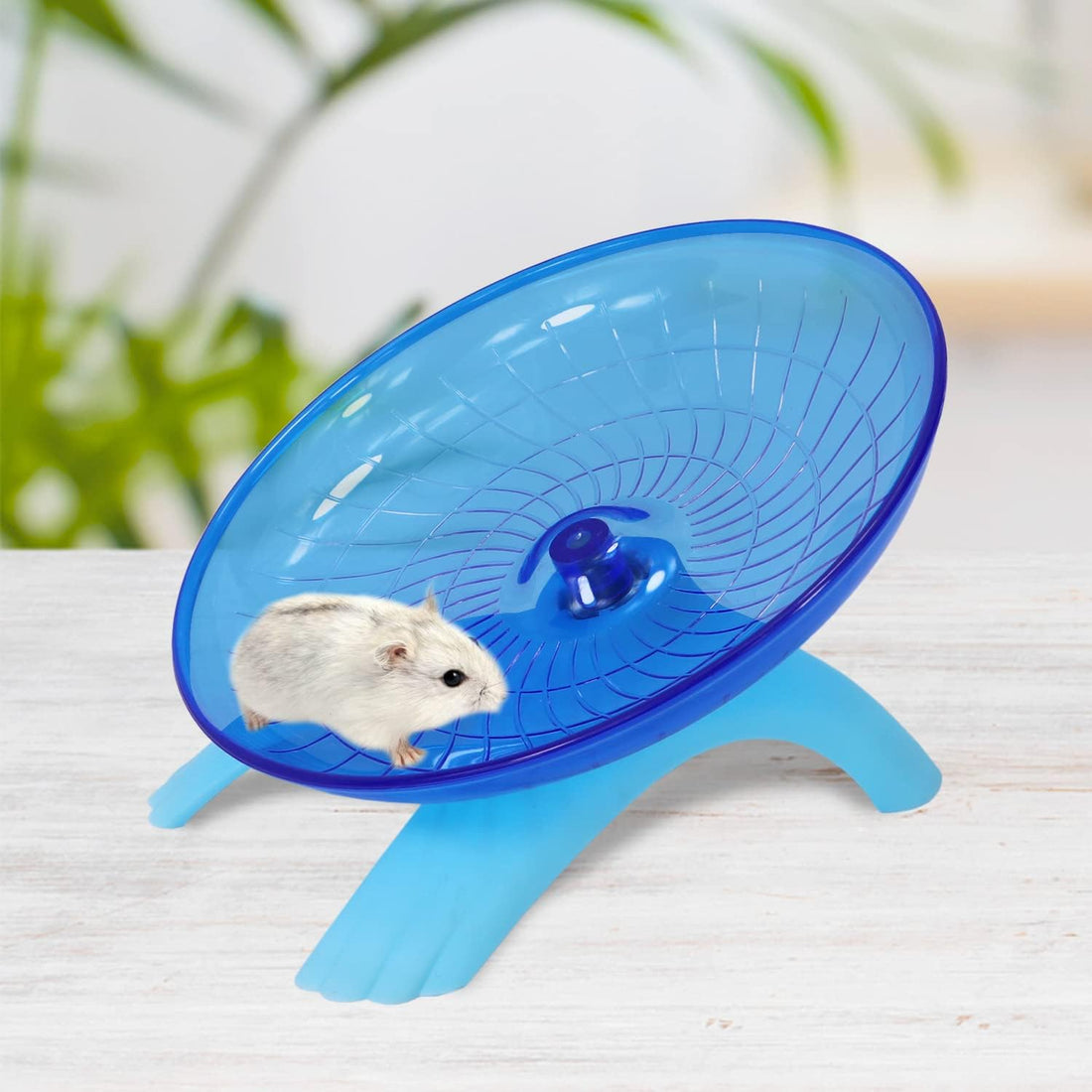 Hamster Flying Saucer Silent Running Exercise Wheel for Gerbil Rat