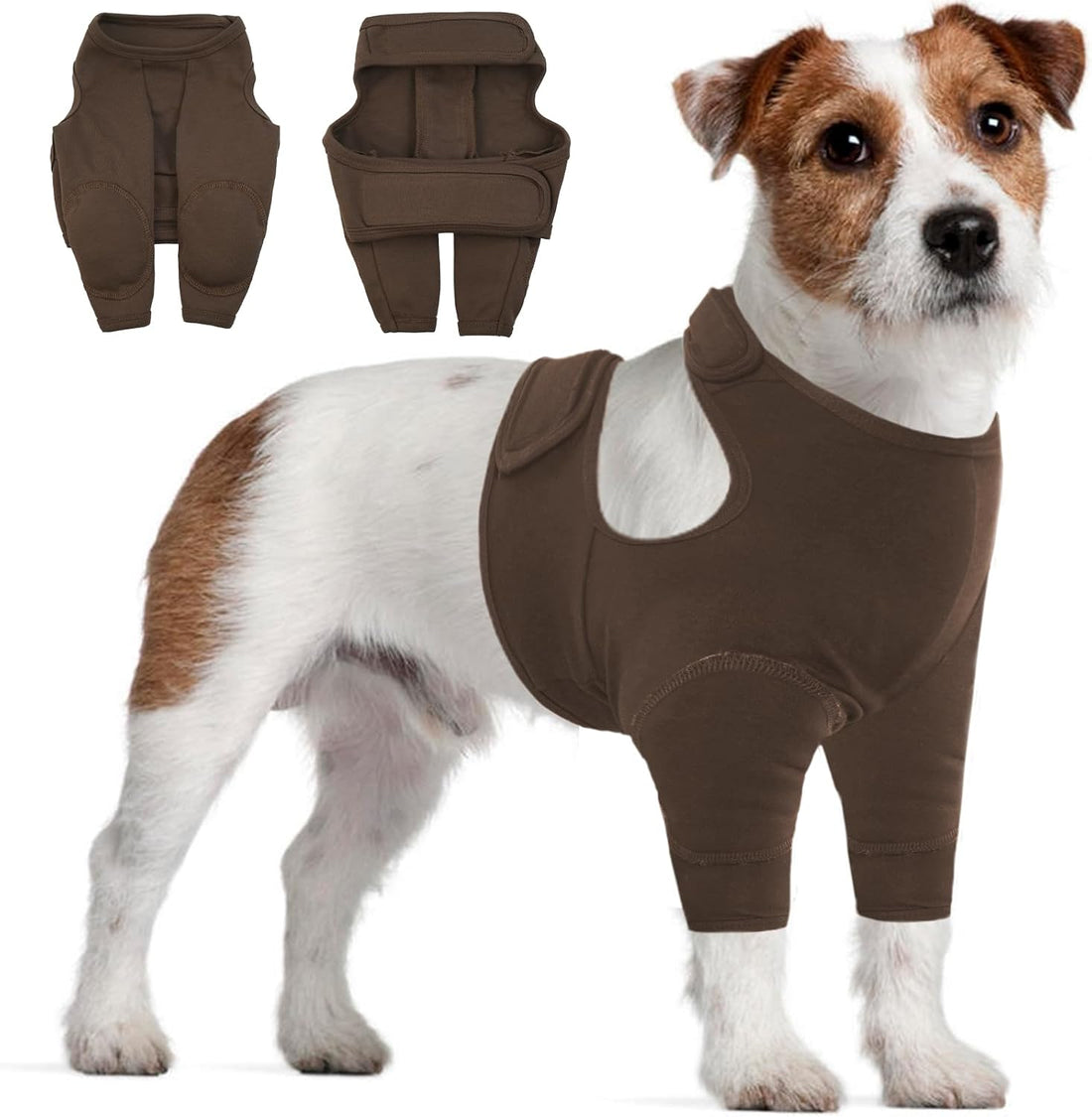 IDOMIK Dog Recovery Suit for Front Legs,Dog Recovery Sleeve Elbow