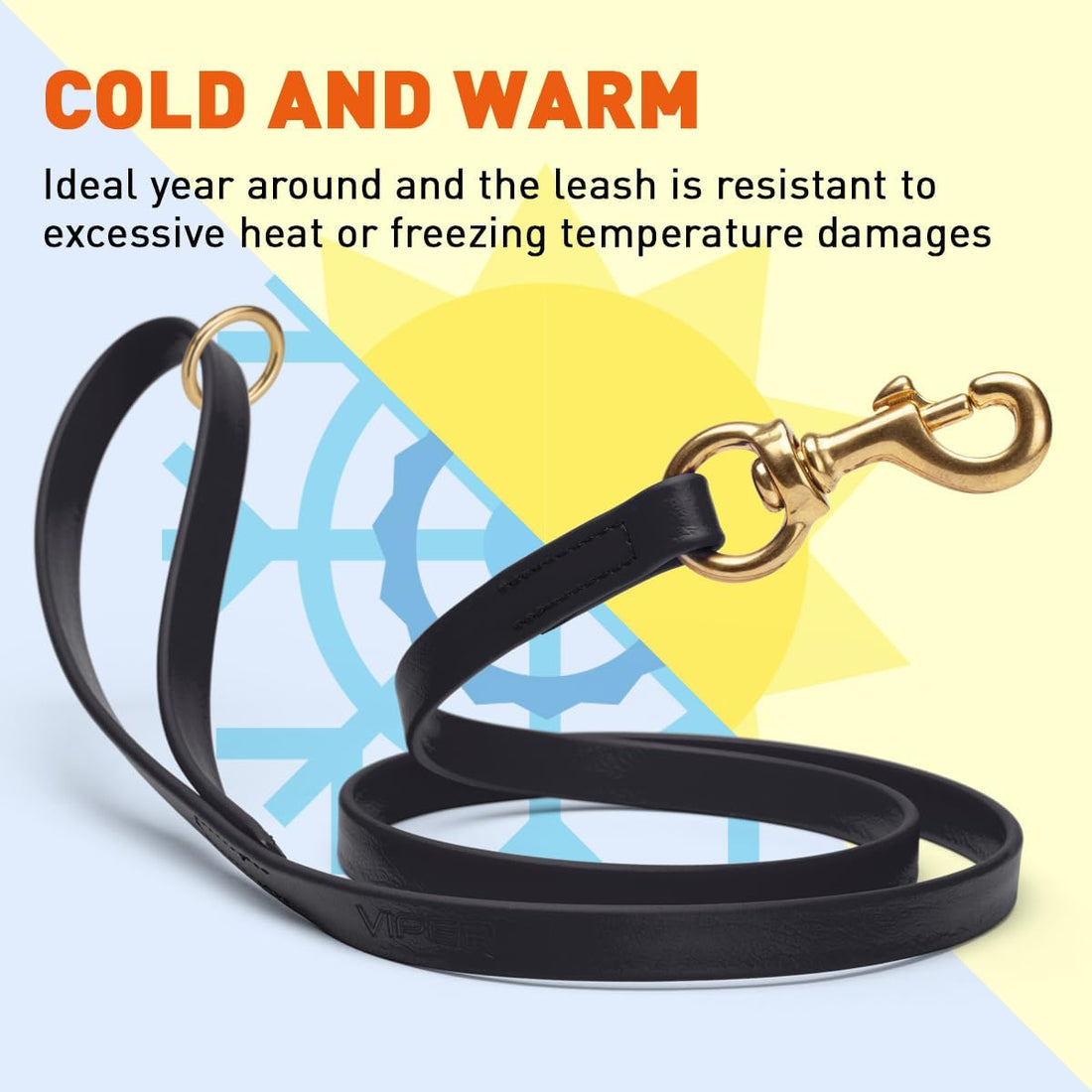 Viper Biothane K9 Working Dog Leash Waterproof Lead for Tracking