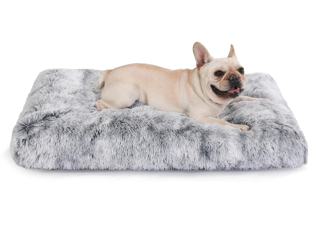 Bedfolks Waterproof Dog Crate Bed With Removable Washable Cover