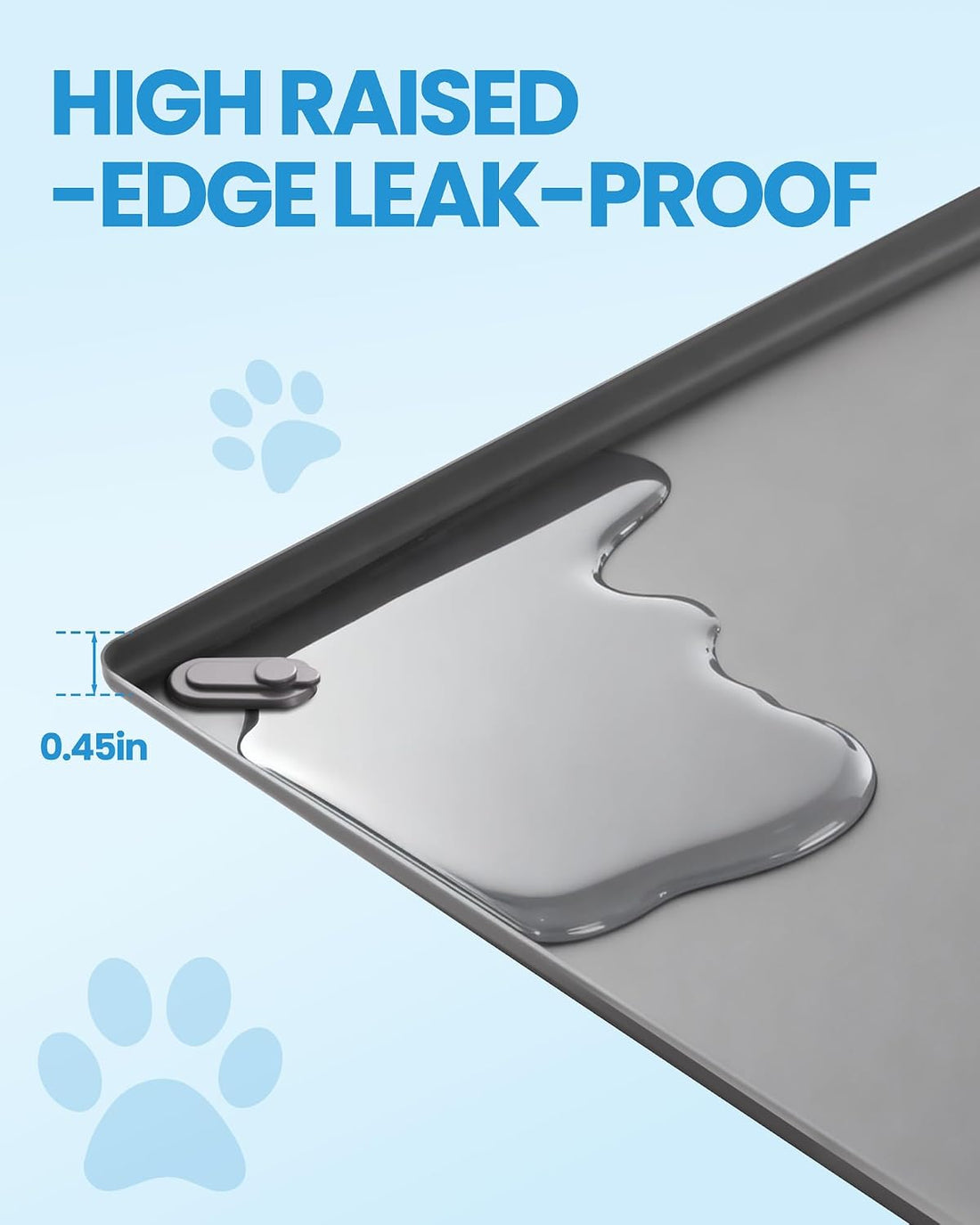 Pee Pad Holder for Dogs - 24" x 24" Non-Slip Silicone Puppy Potty