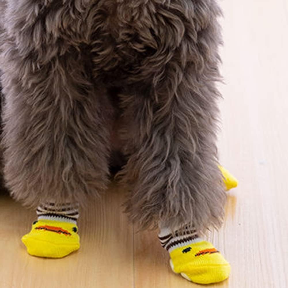 16 Pieces Dog Anti Slip Socks for Small Dogs