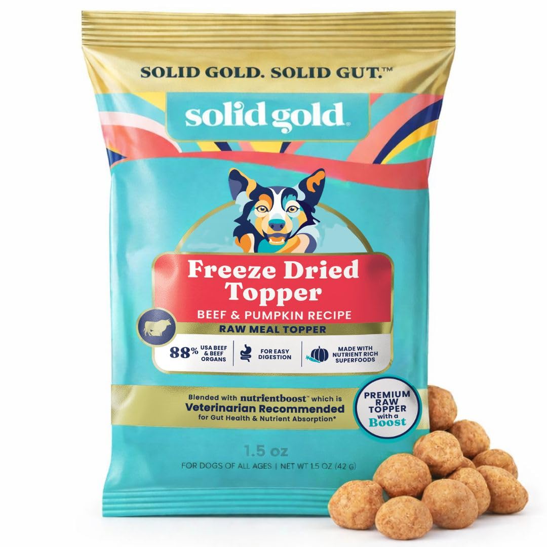 Solid Gold Freeze Dried Dog Food - W/Real Beef, Pumpkin & Superfoods