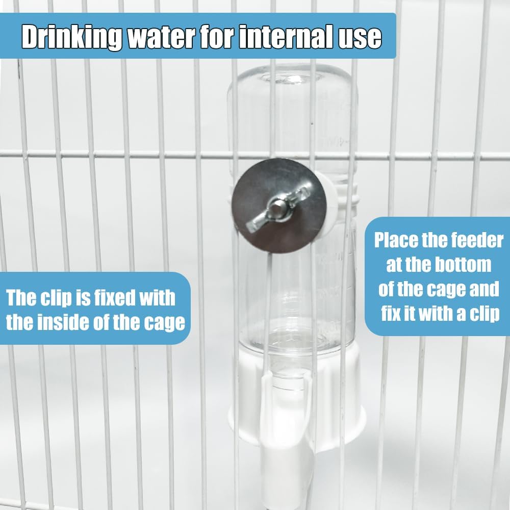 Automatic Pet Bird Water Feeder, Water Dispenser for Cage
