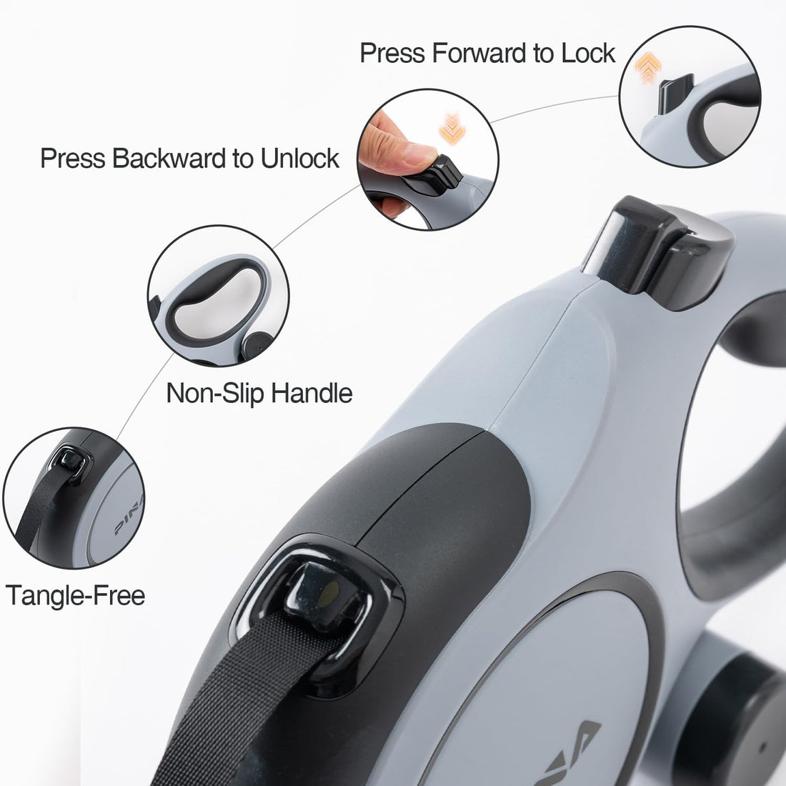 PINA Upgraded Retractable Dog Leash