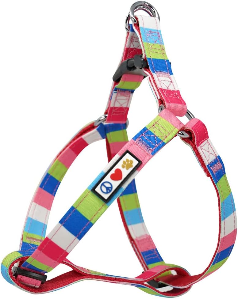 Pawtitas Multicolor Step-in Dog Harness
