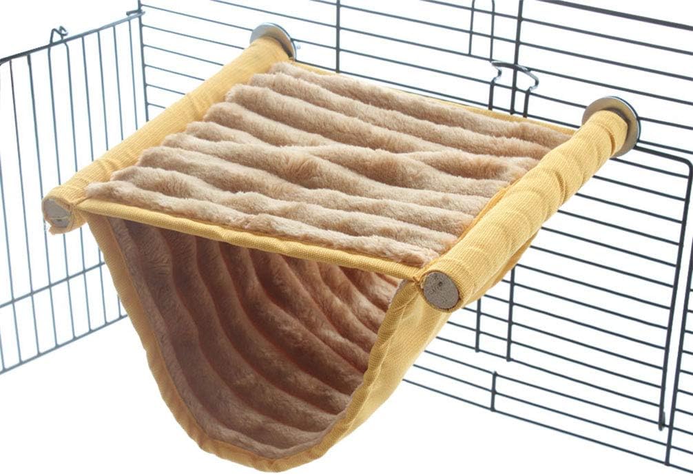emours Double Bunkbed Hammock Sleep Bed Cage Play Platform with Warm