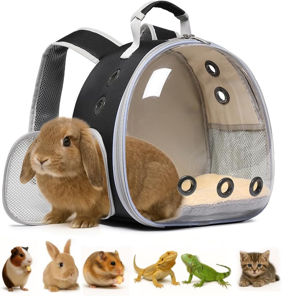 Bunny Carrier, Guinea Pig Carrier,Small Animal Carrier Backpack