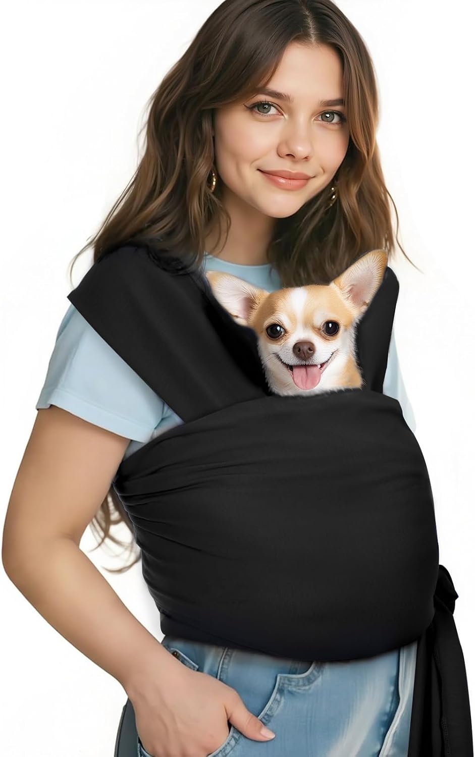 Pawaboo Pet Sling Carrier for Small Dogs and Cats