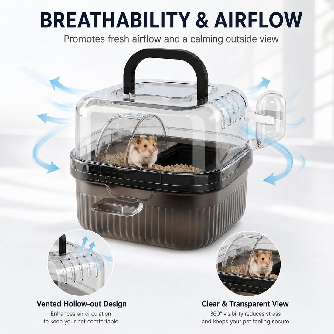 Portable Hamster Travel Cage