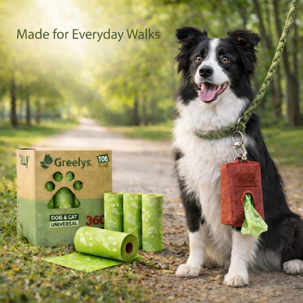 Dog Poop Bags 360 Count – Strong Leak-Proof, Easy Tear