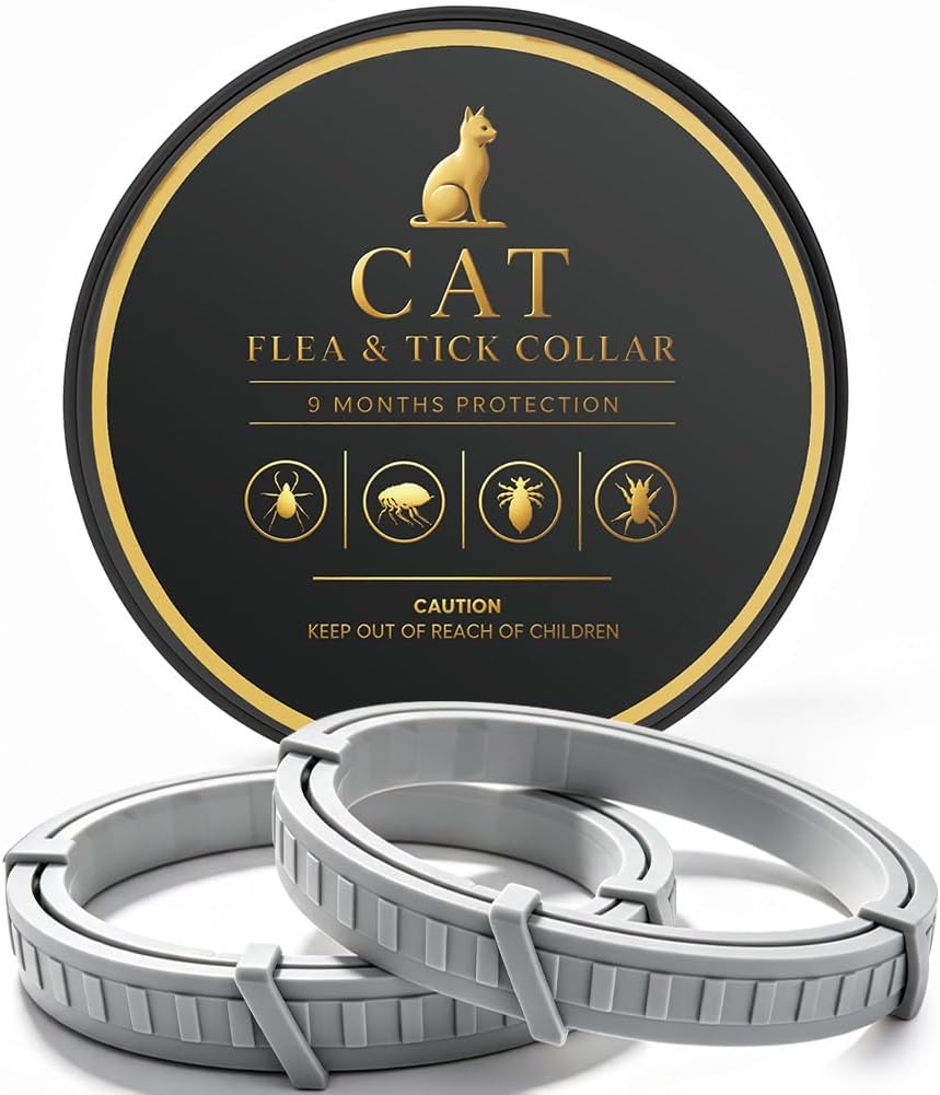 Flea Collar for Cats, Cat Flea Tick Collar, Tick Collar for Cats