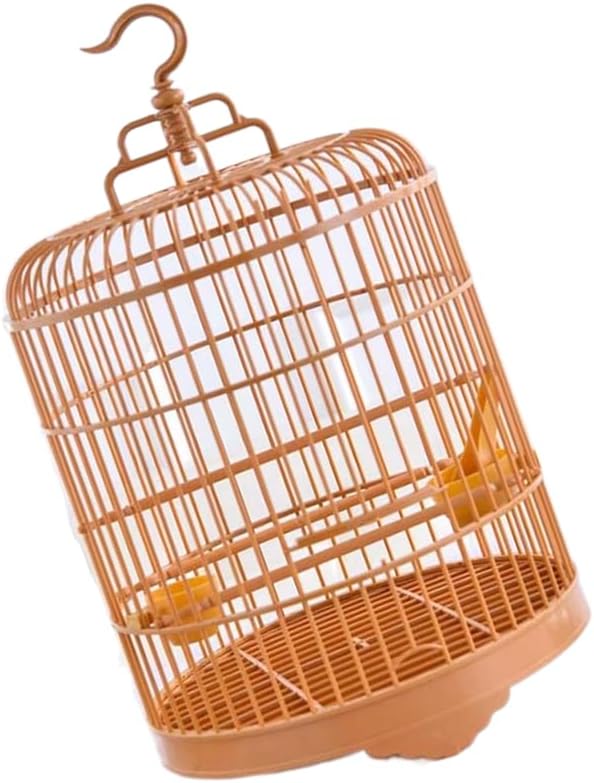 Leadigol 1PCS Plastic Round Bird Cage Assembly Pet Cage Display Cage