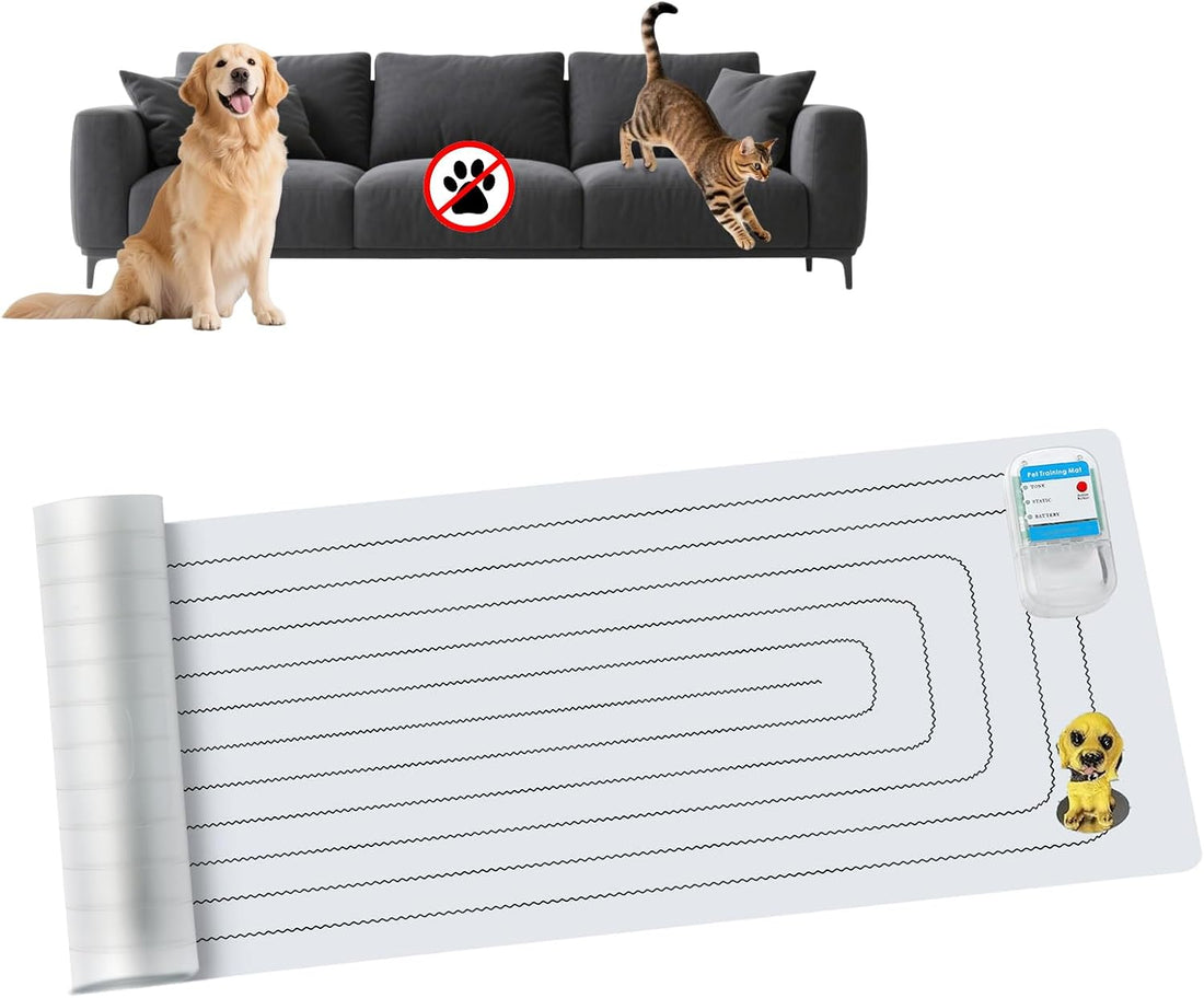 PAPARELA Scat Shock Mat for Dogs & Cats, 3 Modes with Tester, 60"x12"