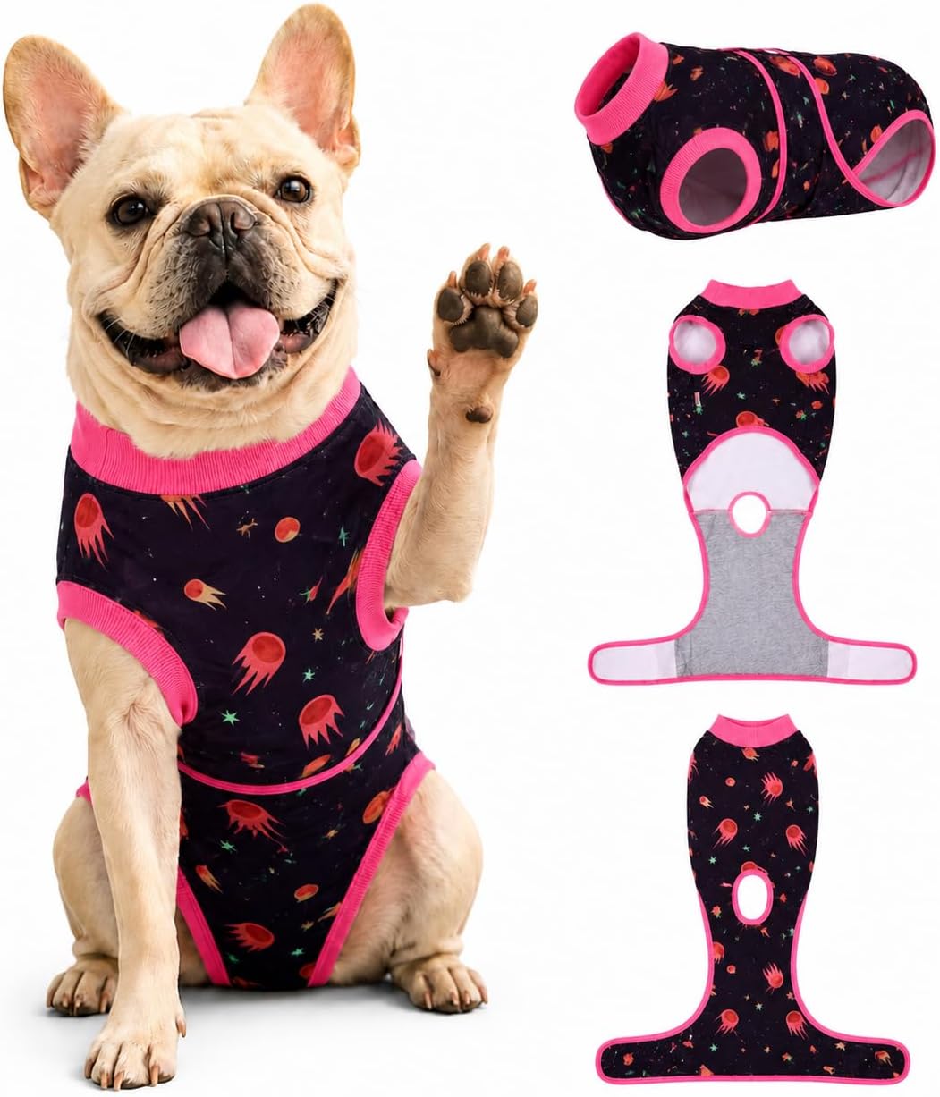 PetWarm Dog Surgery Recovery Suit, Recovery Suit for Dogs, Cosmic