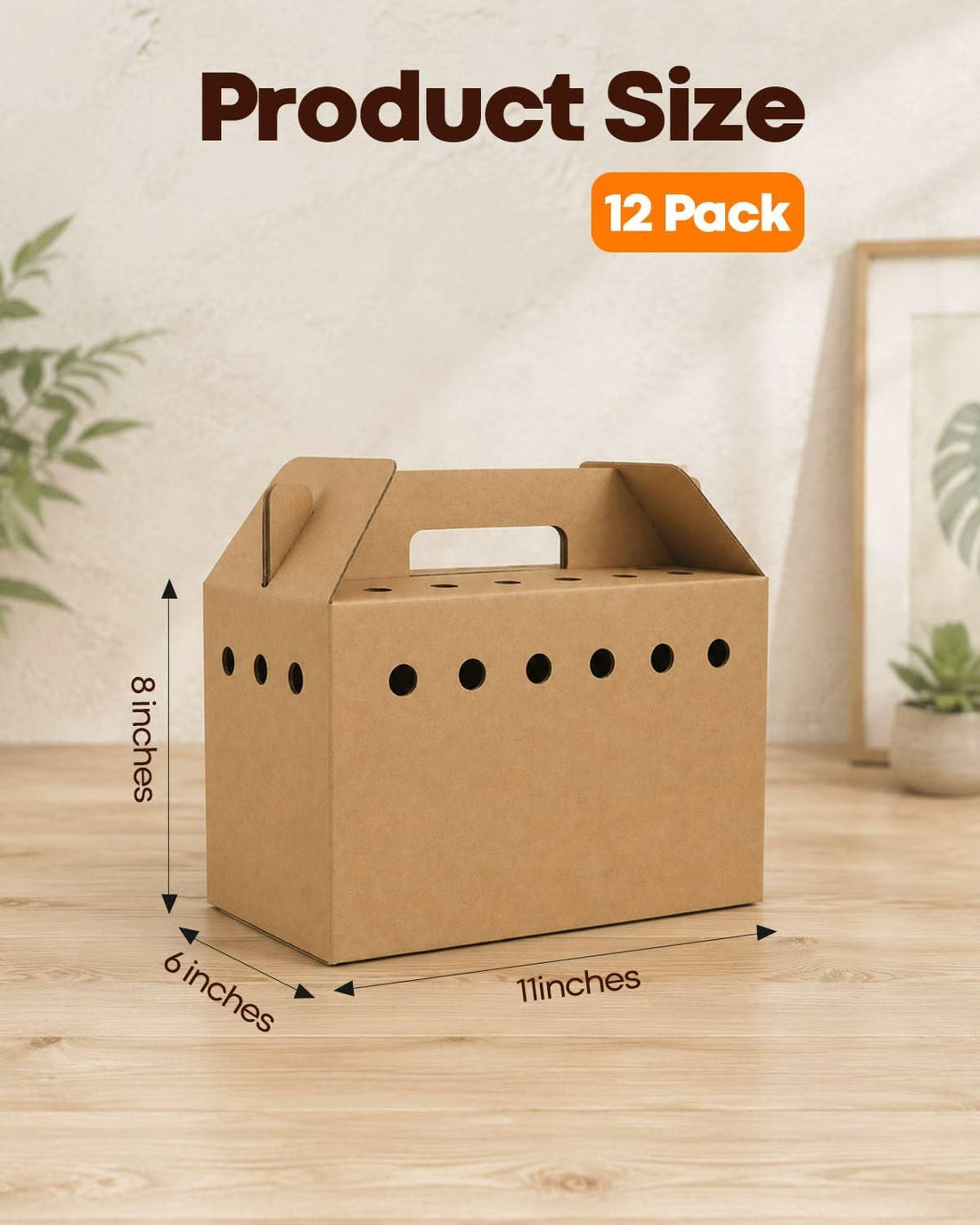 12 Pack Cardboard Pet Carrier