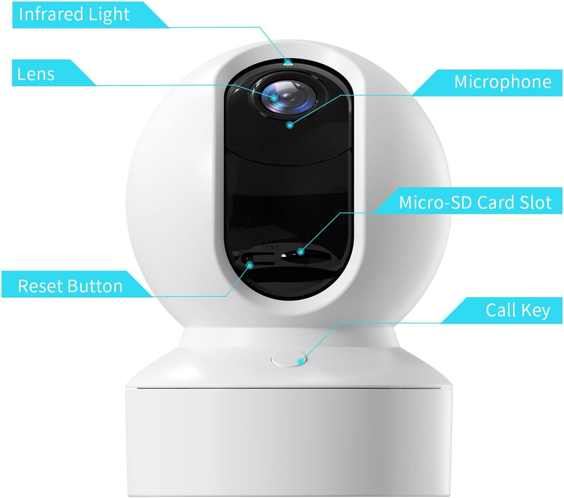 Pet Camera, 2K HD Dog Camera with Phone APP