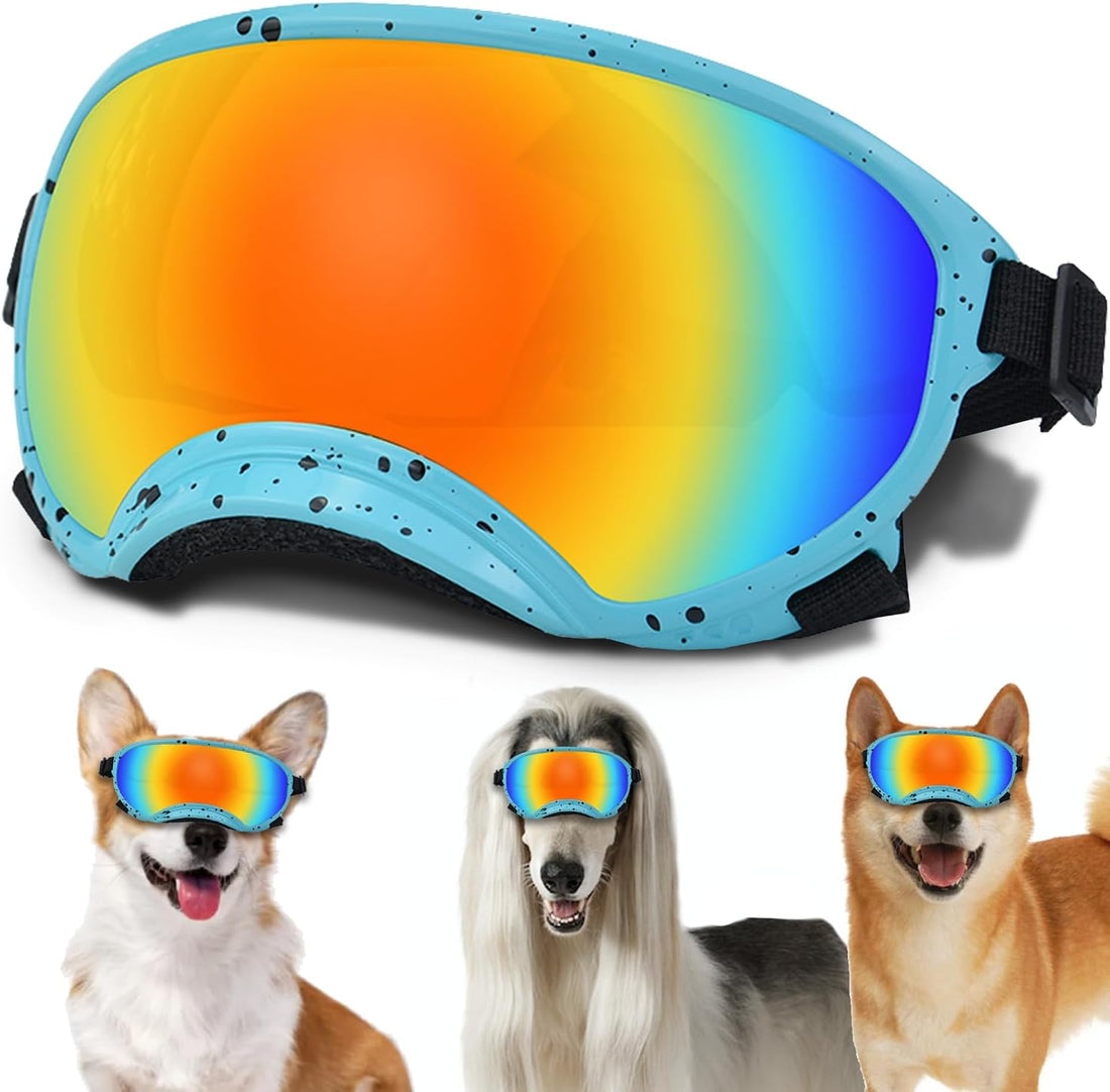 Medium Dog Sunglasses with Adjustable Strap UV Protection