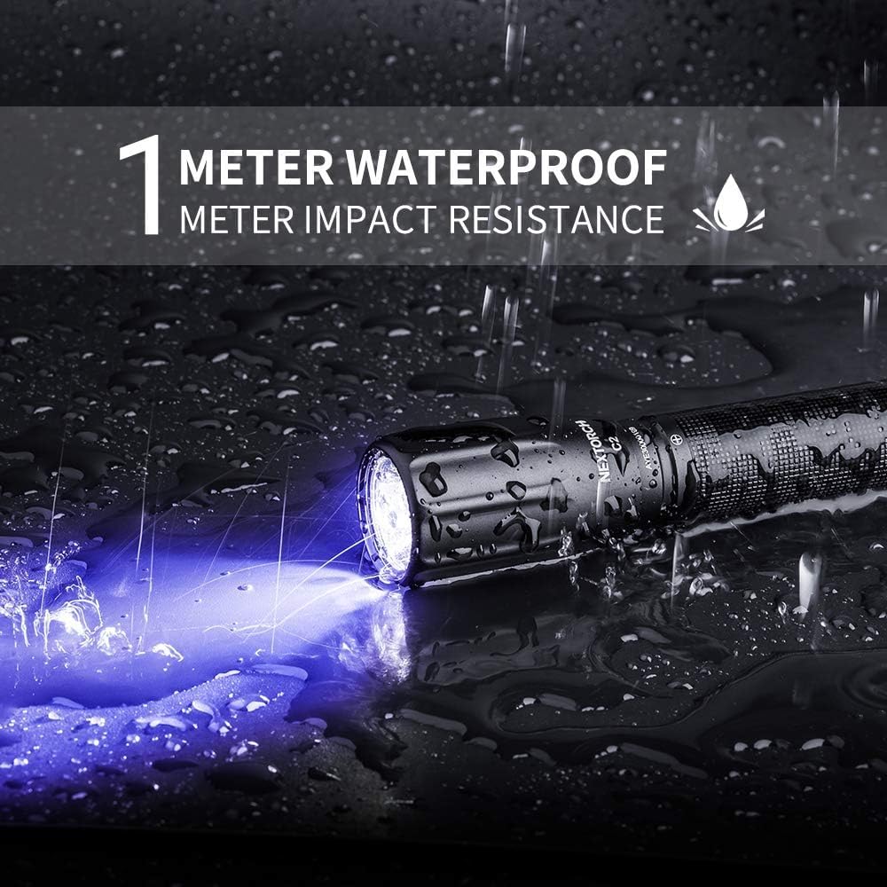 NEXTORCH 405nm uv Light UV Led Blacklight Flashlights Detector