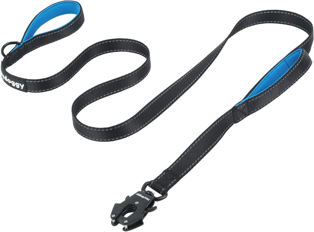 Strong Heavy Duty Dog Leash - 6ft Reflective Nylon Training Leash