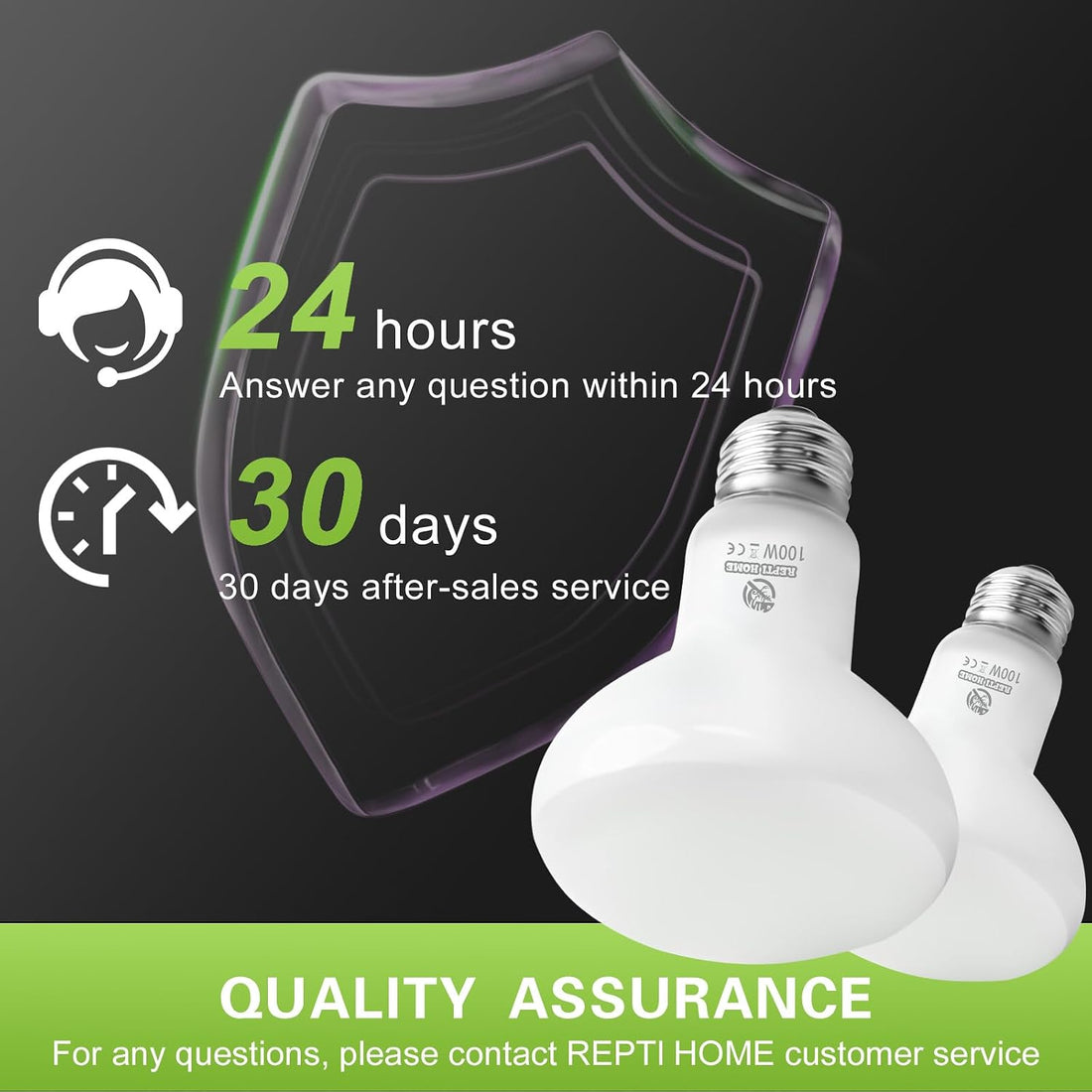 Reptile Heat Lamp Bulbs, Simulate Natural Sunlight Heat Light Bulb