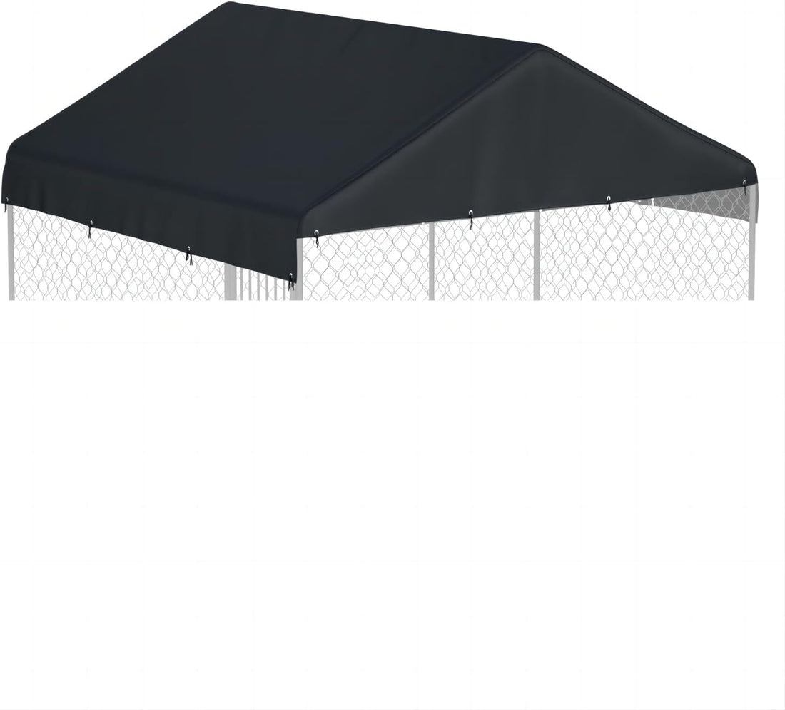 Outdoor Dog Kennel Cover 10' x 10' Replaceable Top Cover