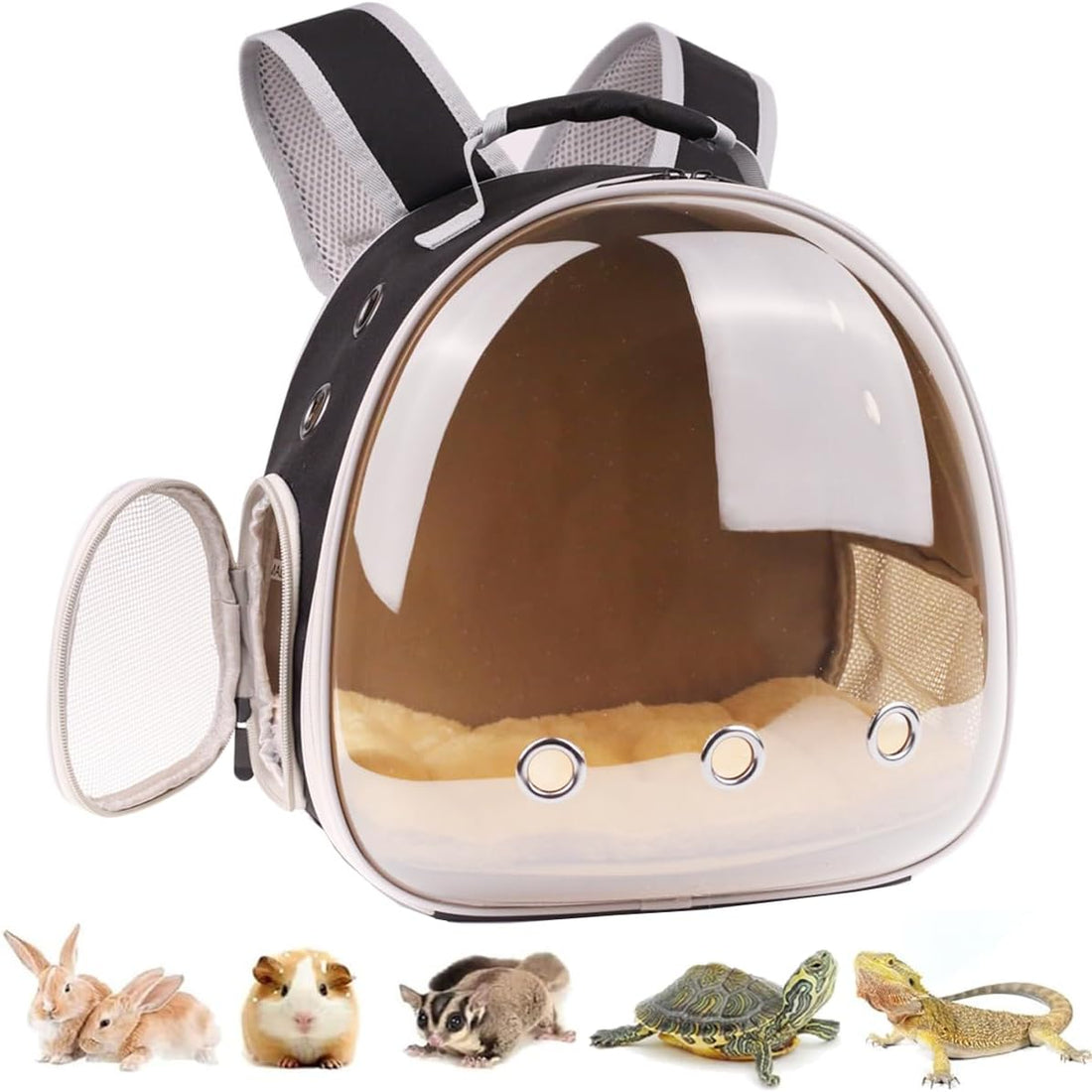 Portable Small Animal Backpack Travel Breathable Pet Carrier Bag
