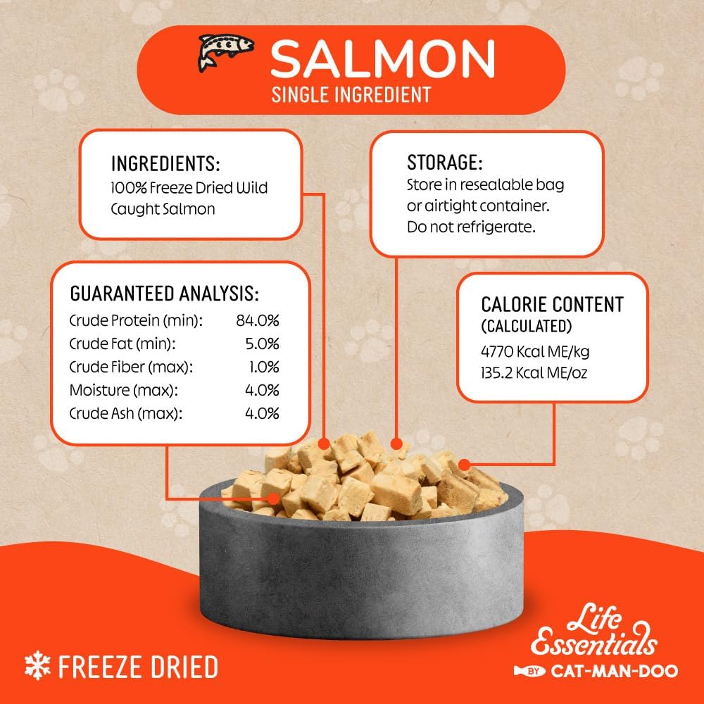 Life Essentials by Cat-Man-Doo | Salmon - 5oz. Bag