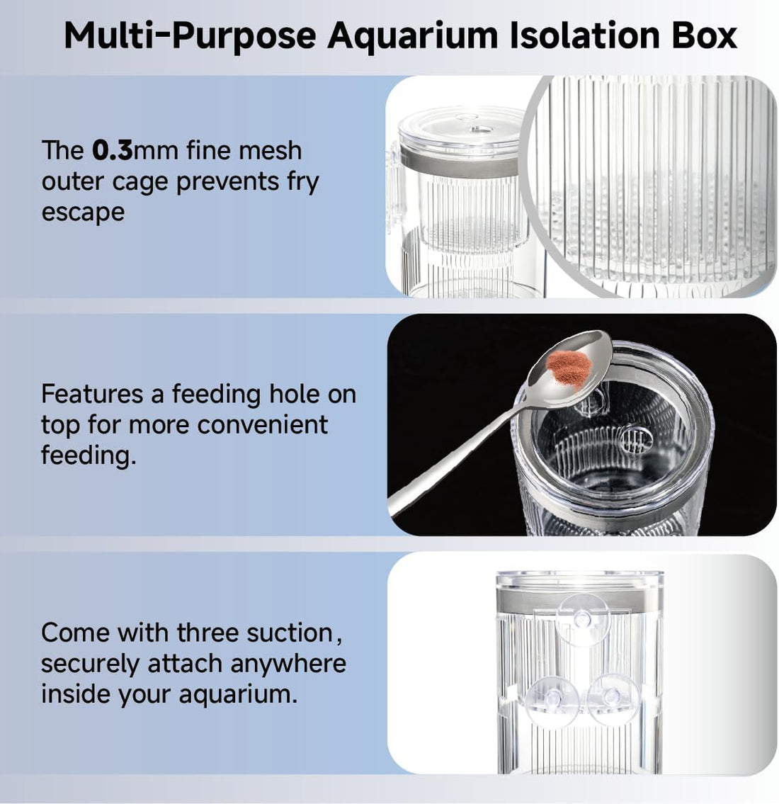 Floating Breeder Box for Fish Tank