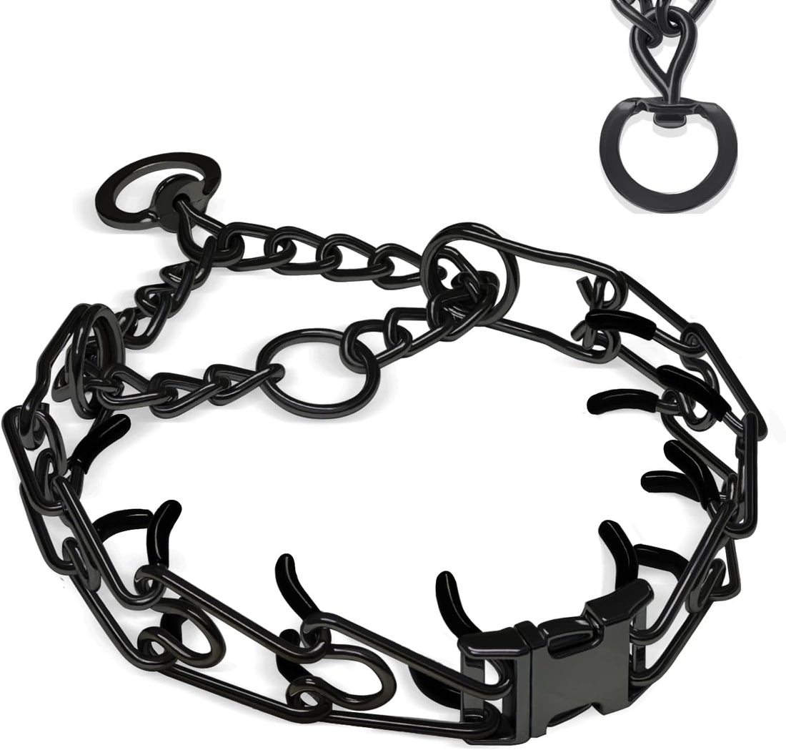 Prong Pinch Collar for Dogs,Dog Training Collar for Small Medium