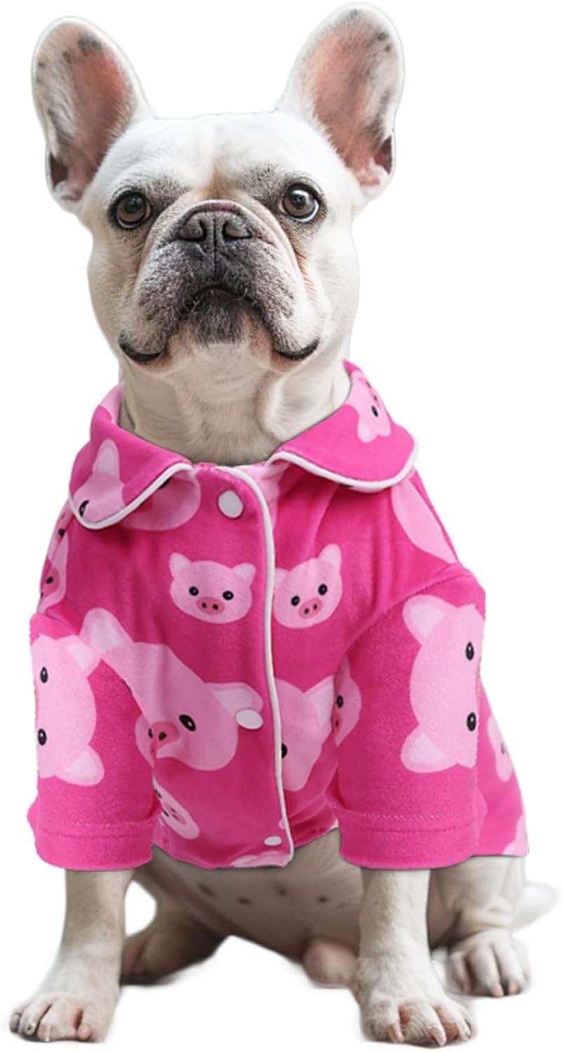 CuteBone Two-Leg Velvet Pet Pajamas Girl Dog Clothes - Soft, Cozy