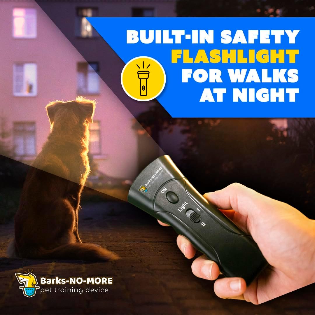 Barks No More Type-C Rechargeable Dog Bark Deterrent & Training Device