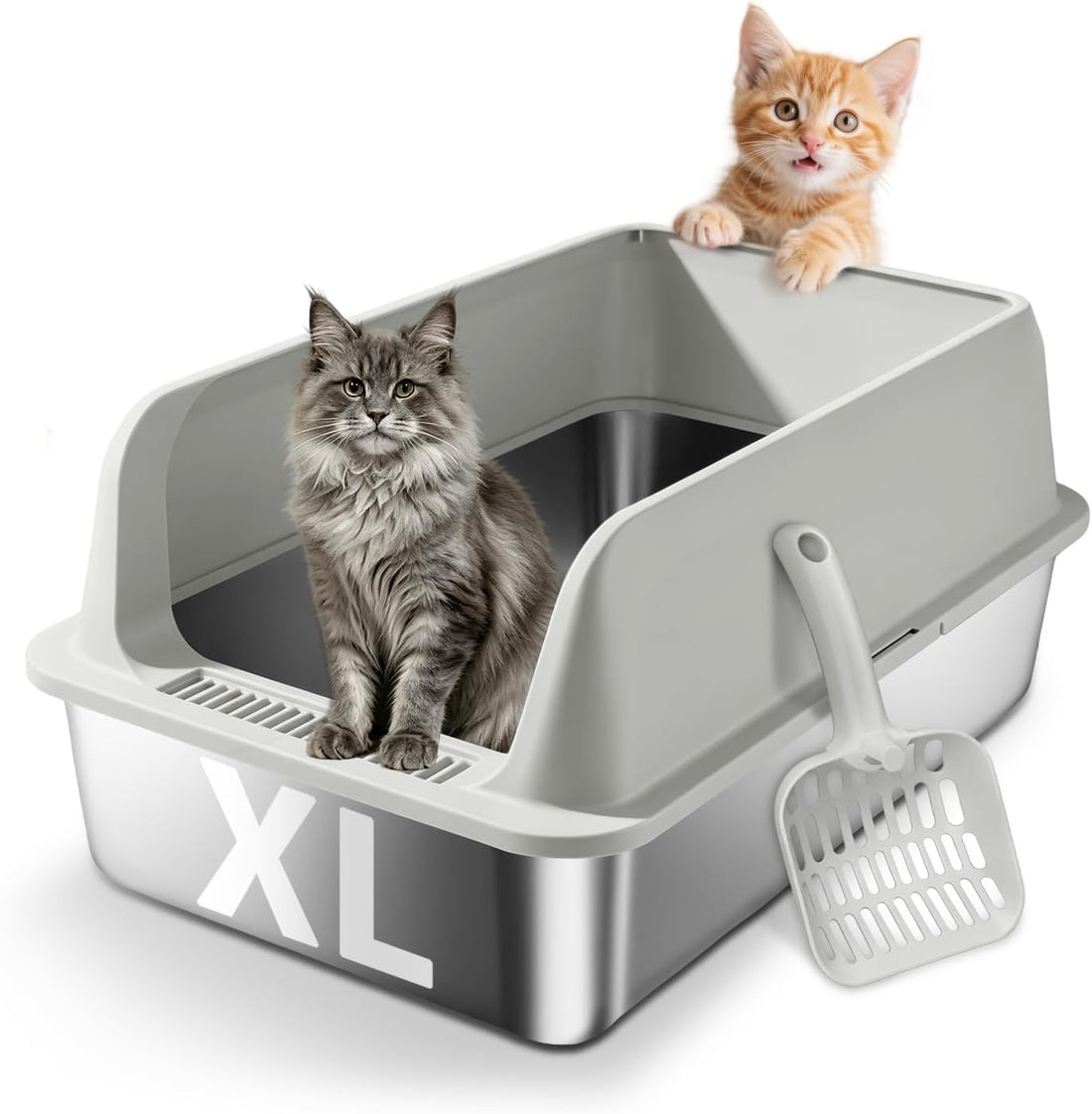 Stainless Steel Cat Litter Box
