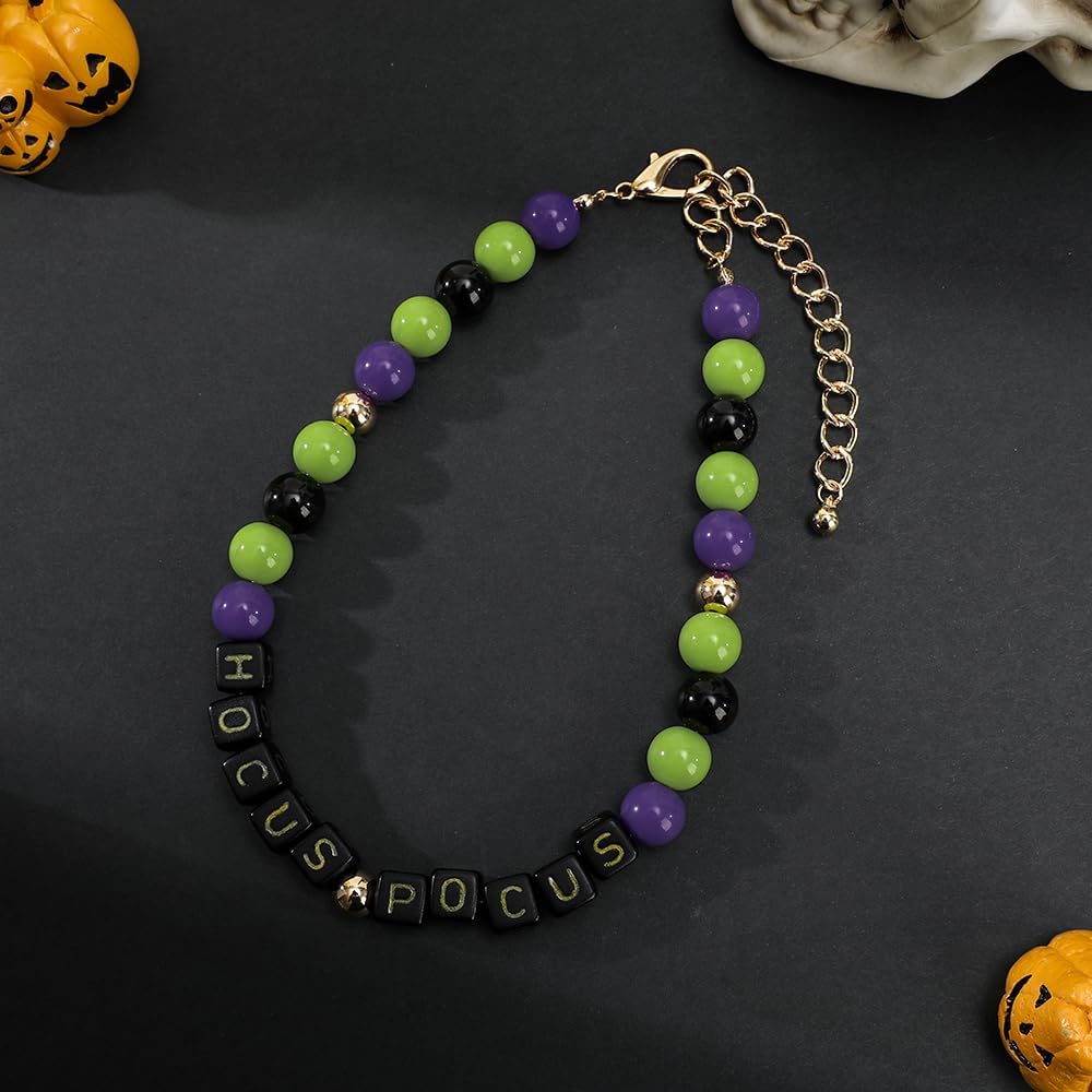 Halloween Beaded Pet Necklace Collar Dog Cat Holiday Costume Collar