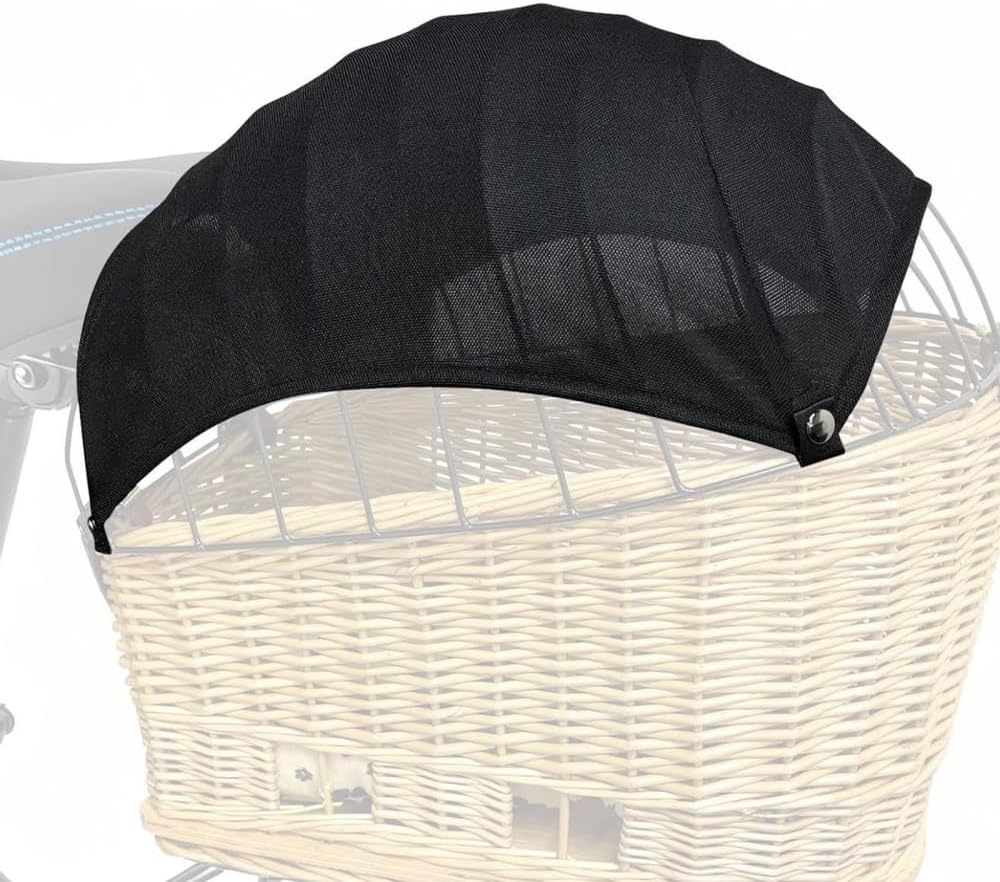 Pet Bike Basket Sunshade, Quick Install Breathable Shade Cover