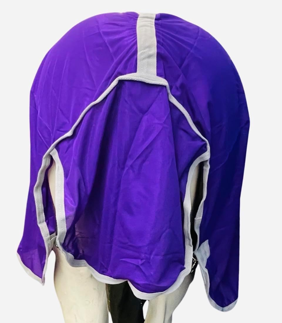 Horse Fly Sheet with Neck & Detachable Belly Band, Lightweight Mesh