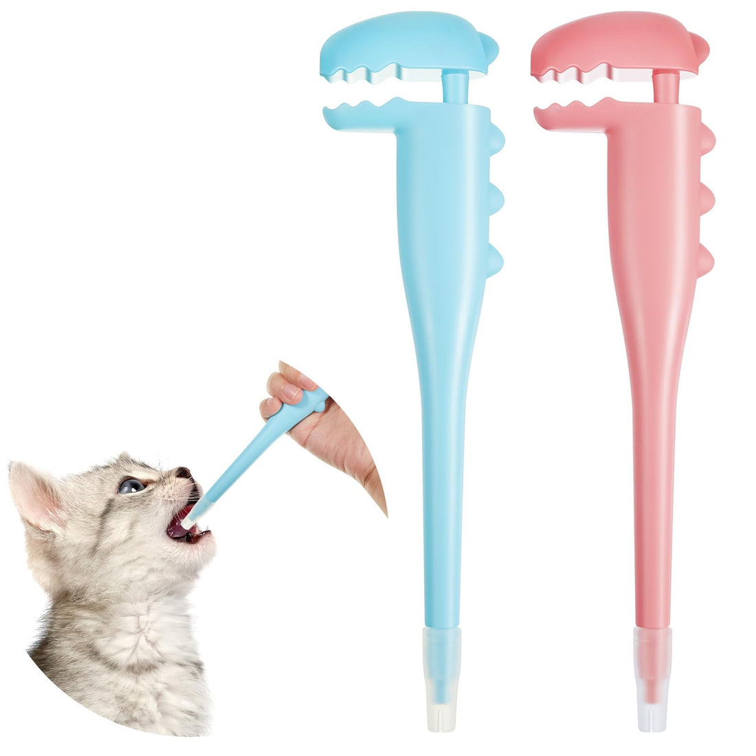 Reallnaive 2 Pcs Cat Pill Shooter Pet Pill Dispenser Dog Piller
