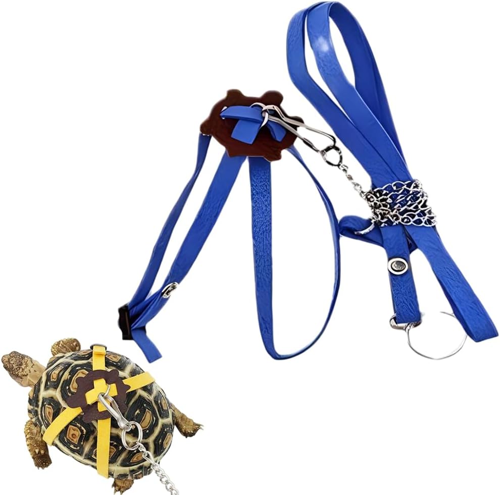 Tortoise Leash,Adjustable Control Rope Turtle Leash and Harness Pet