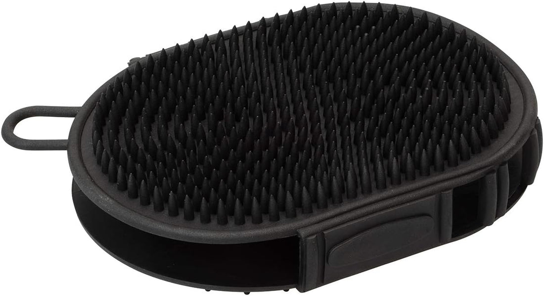 Weaver Livestock Wash Mitt, 2-Sided, Black