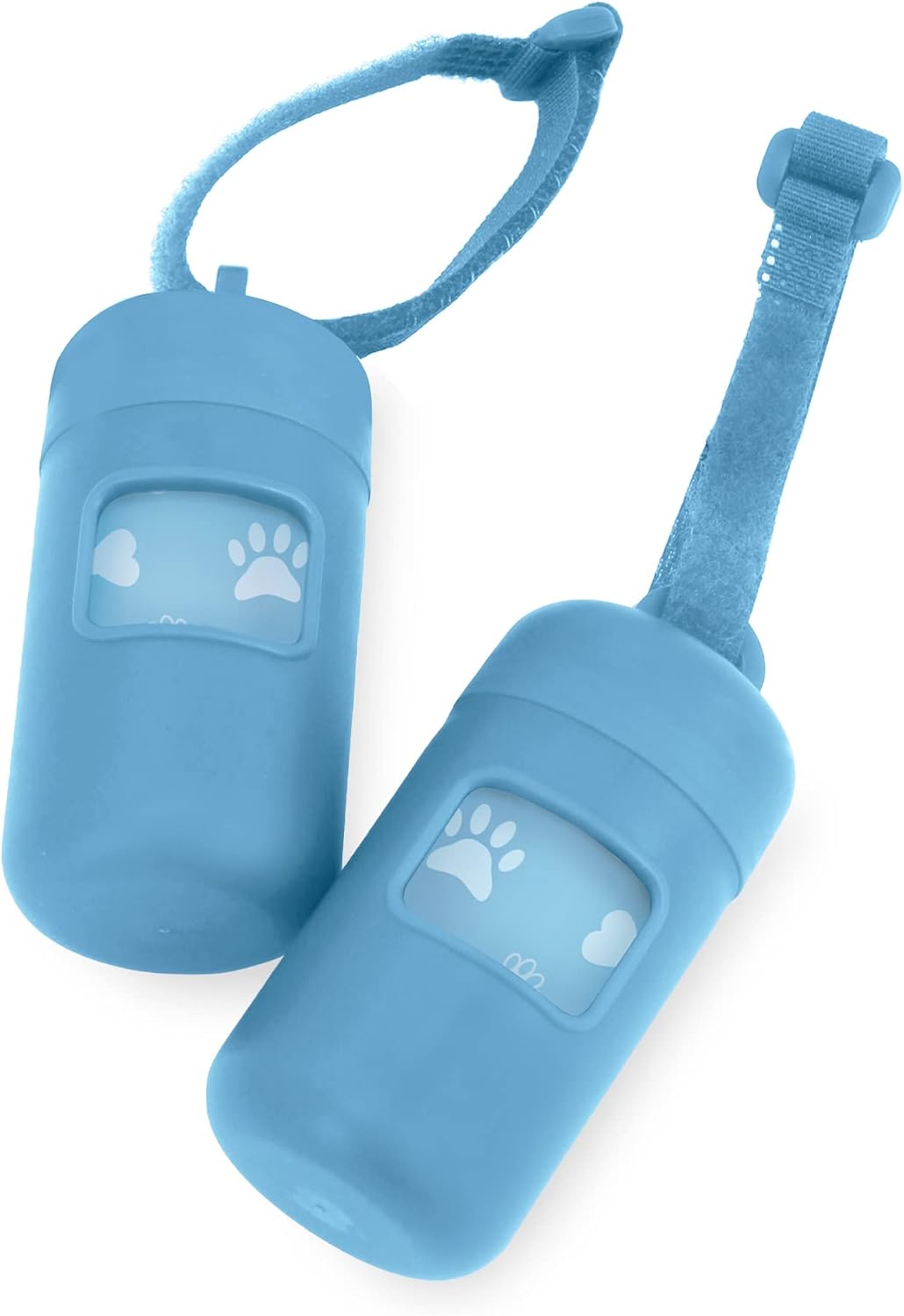 Best Pet Supplies Dog Poop Bag Holder Leash Attachment with Reusable