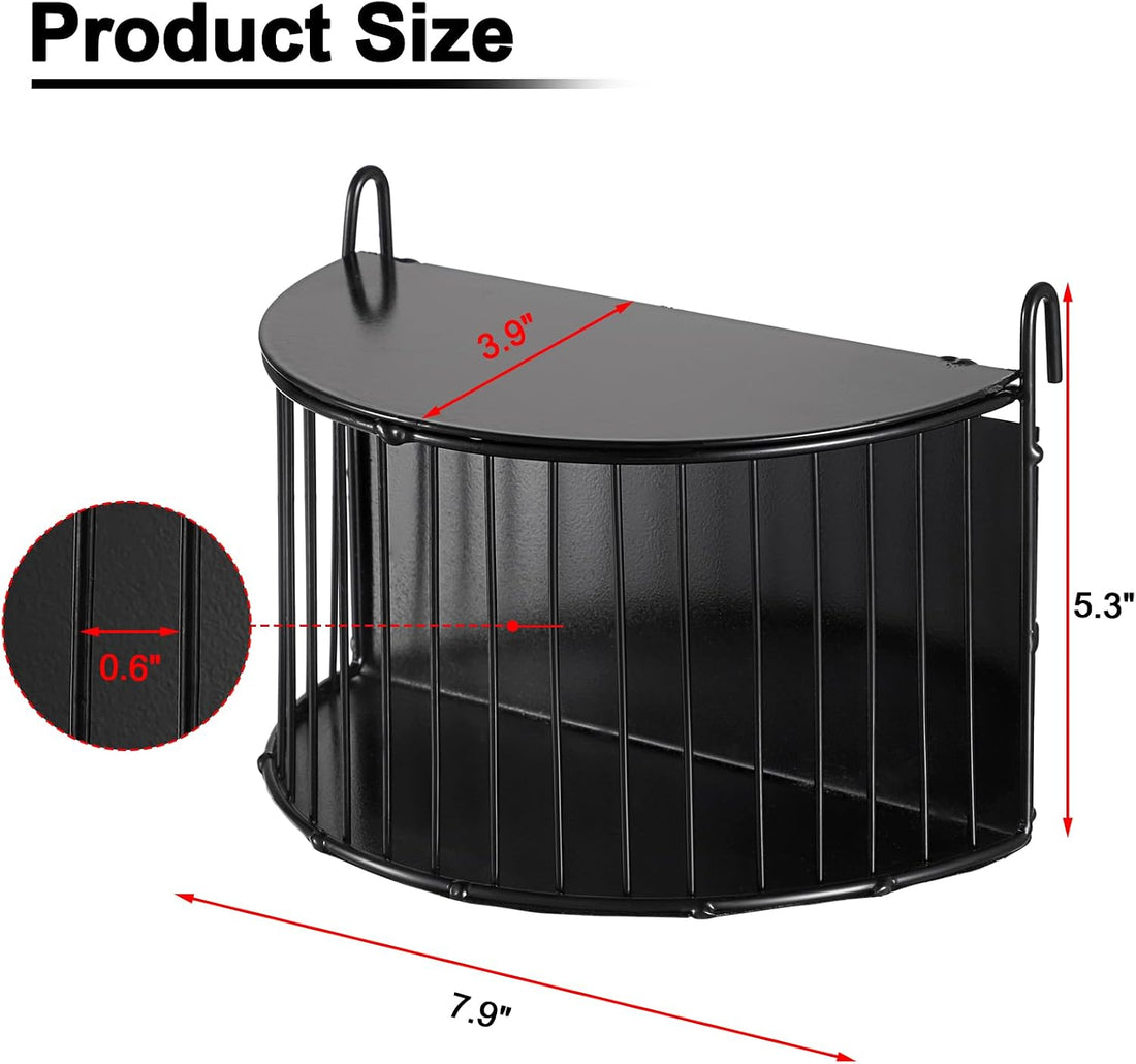 Metal Hay Rack for Rabbits, Bunny Hay Feeder Holder