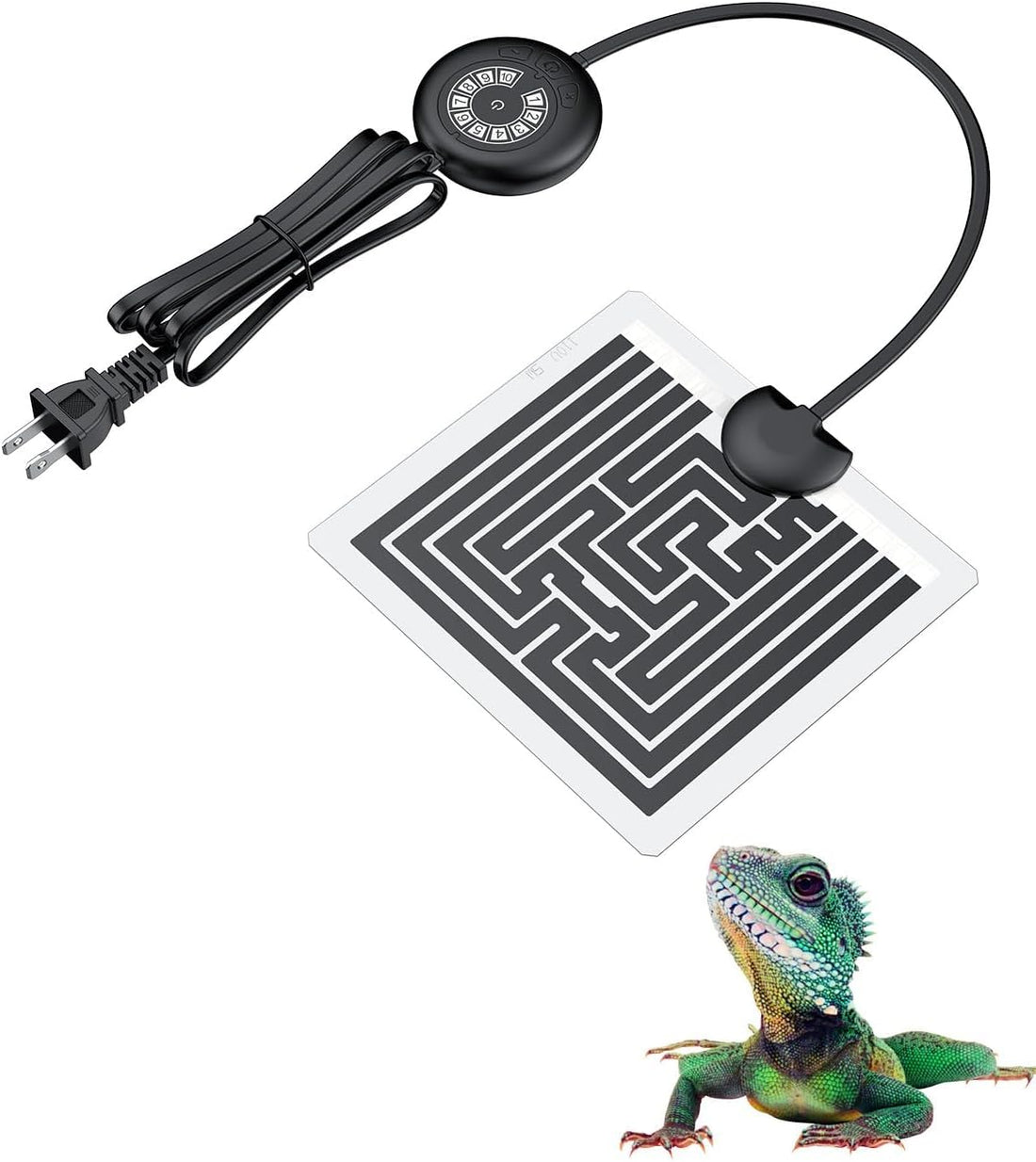 Pawfly 5 W Reptile Heat Pad with Thermostat 5.9 x 5.5 Inch Reptile