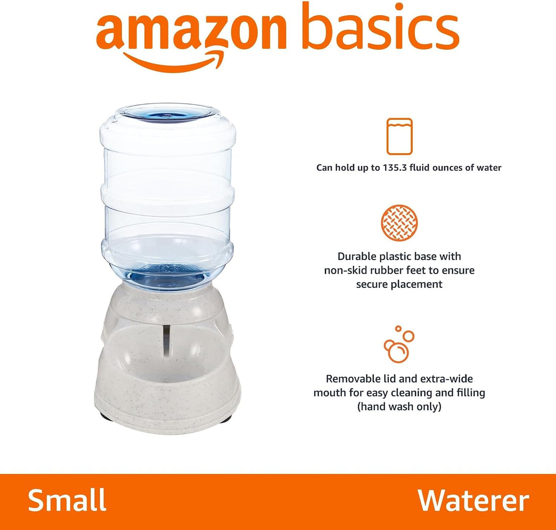 Gravity Pet Water Dispenser for Cat and Dog, Easy to Clean